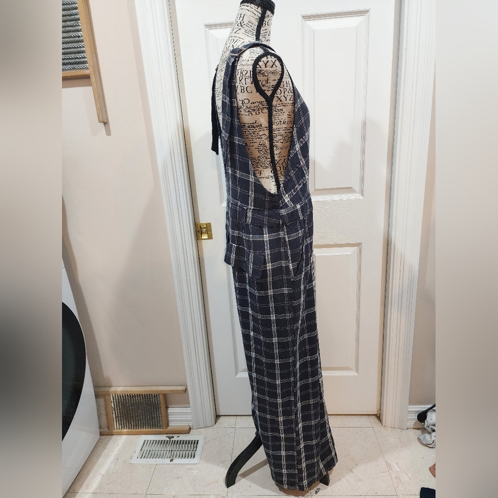 Free People Size 8 Plaid Women's Jumpsuit - Picture 5 of 14